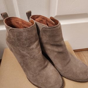 Lucky Brand Suede Booties